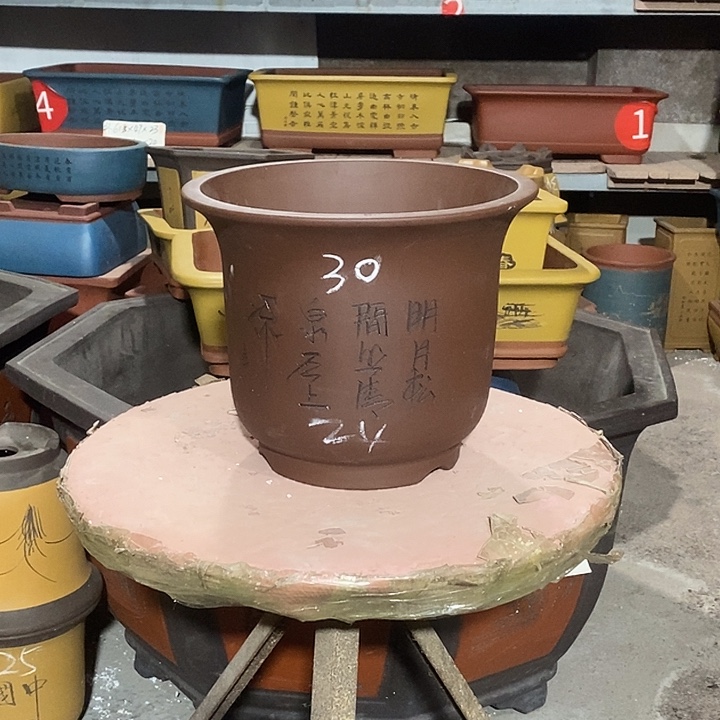 紫砂花盆花盆包邮