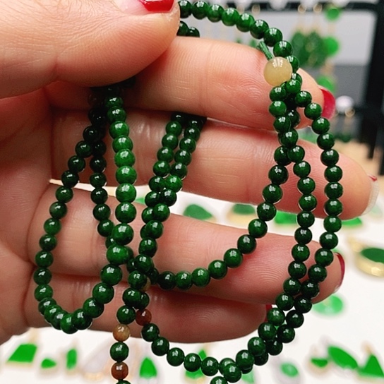 翡翠耳饰未镶嵌?***?挂件