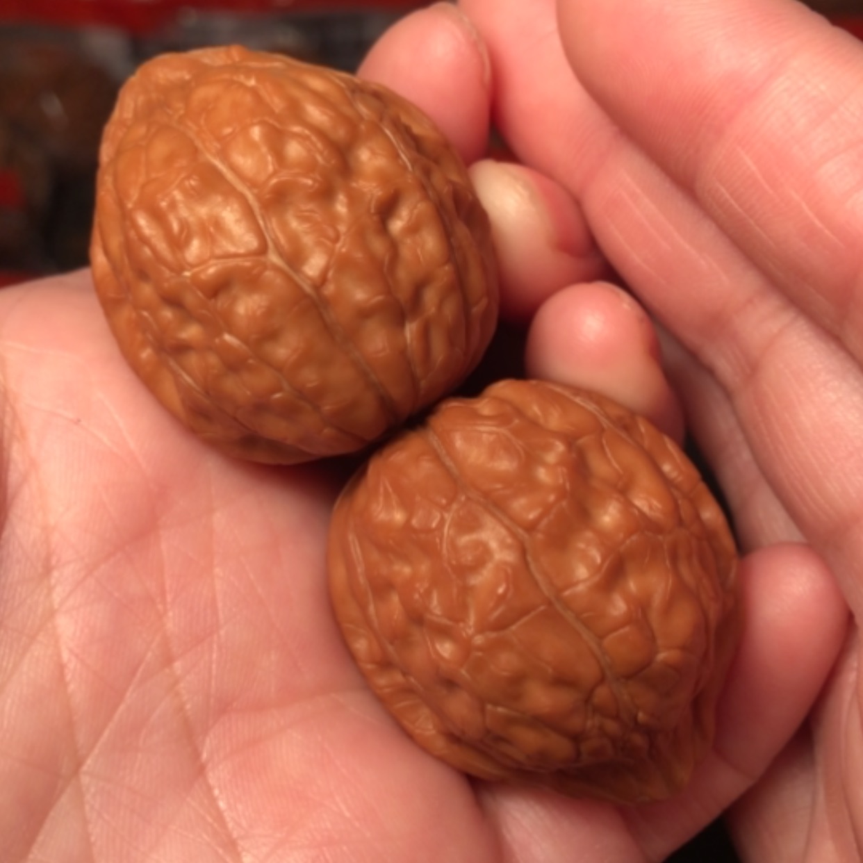 【闪购商品】文玩核桃把件龟甲纹33