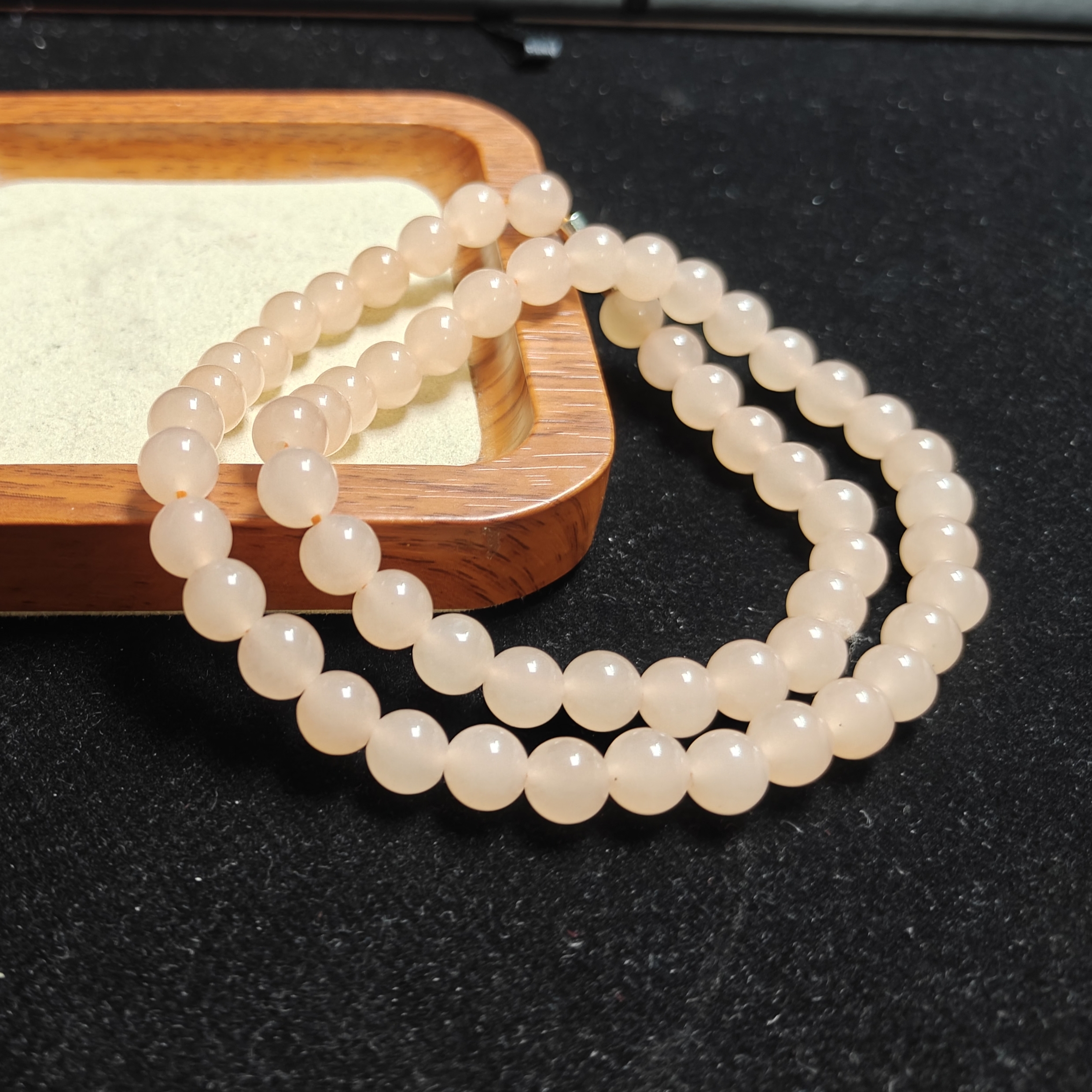 [停业清货]冰藕粉色8m妈妈链-353-多样性发一