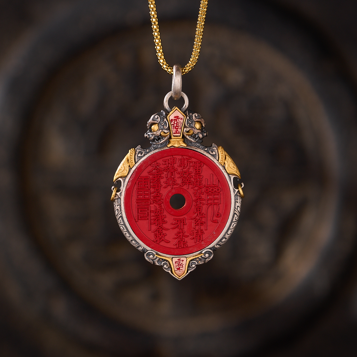 吊坠925银 云丹拉姆丨山G花Q吊坠