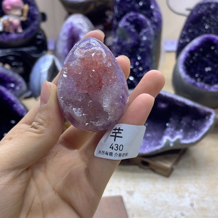 未镶嵌珠宝半成品紫晶