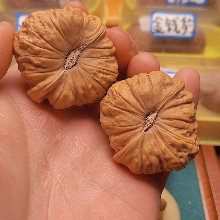 文玩核桃把件44南瓜墩