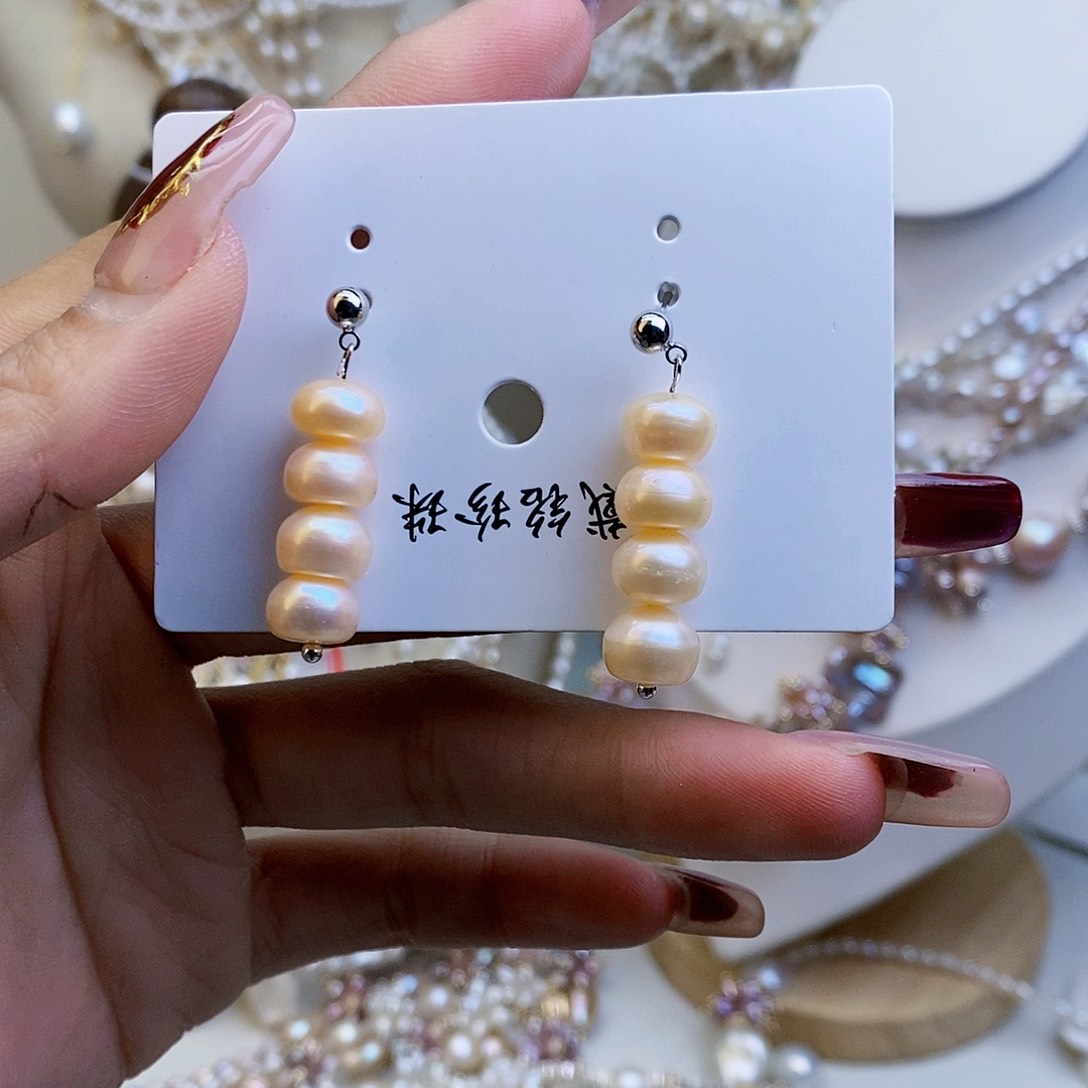 淡水珍珠颈饰银S925镶嵌