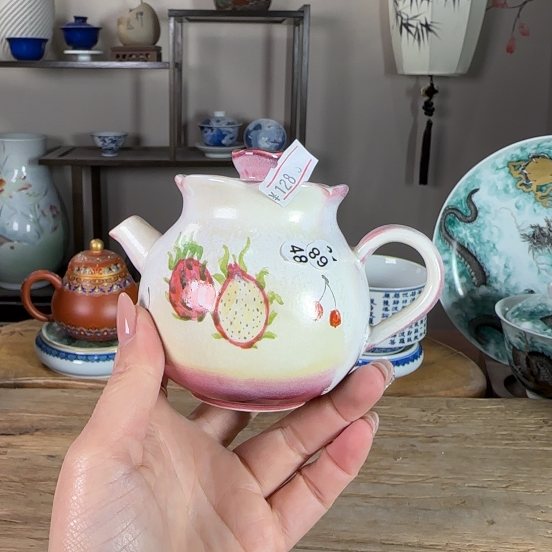 杯景德镇陶瓷柴烧多人