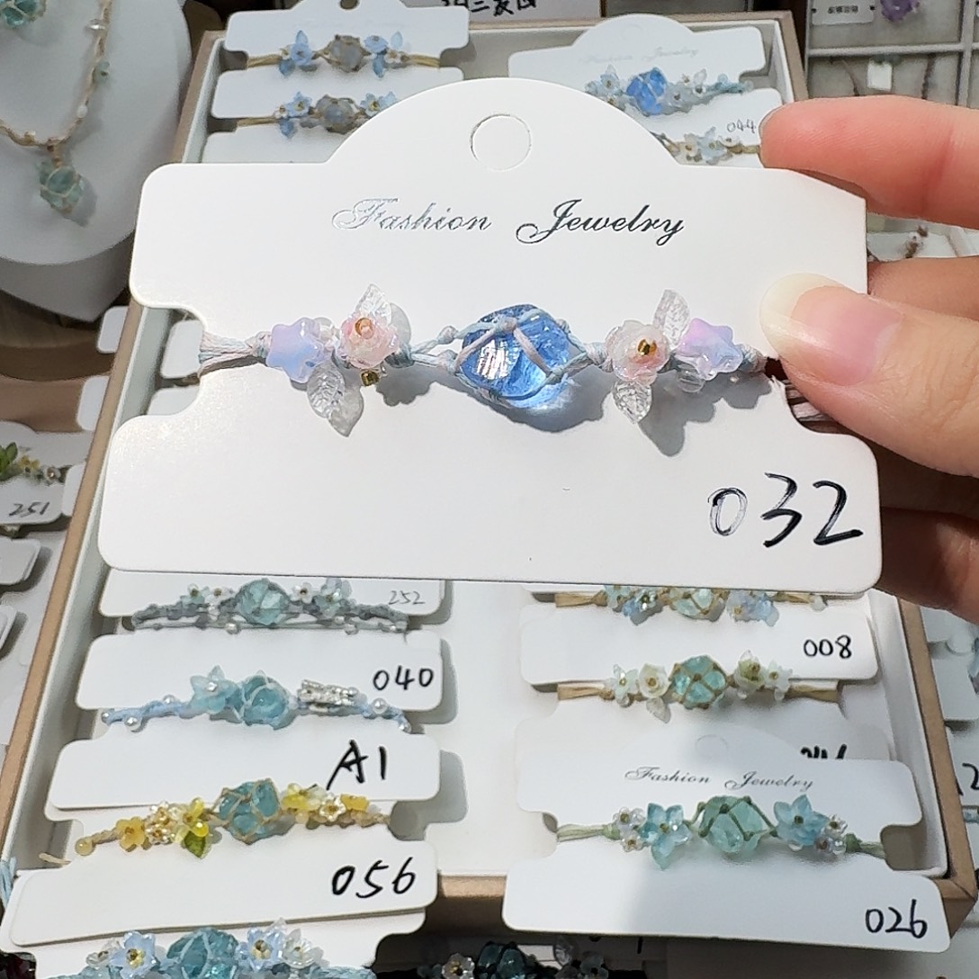 石英石纯铜032手链