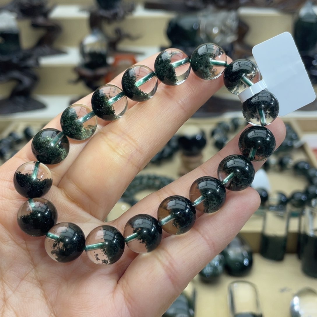 水晶手链未镶嵌绿幽灵手链