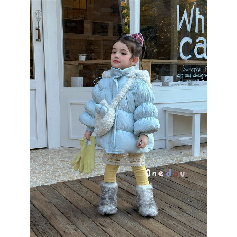 one豆·25冬~带kt猫包包羽绒服5832（童装汉服）