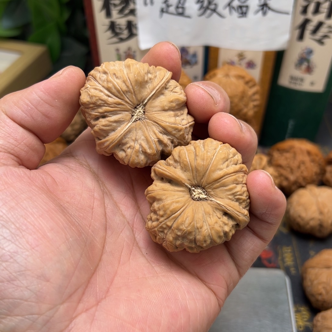 文玩核桃把件晶*42南瓜