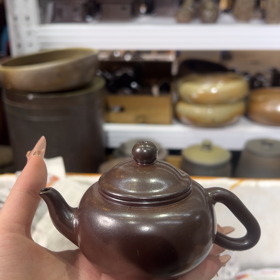 贵台龙窑柴烧茶壶112