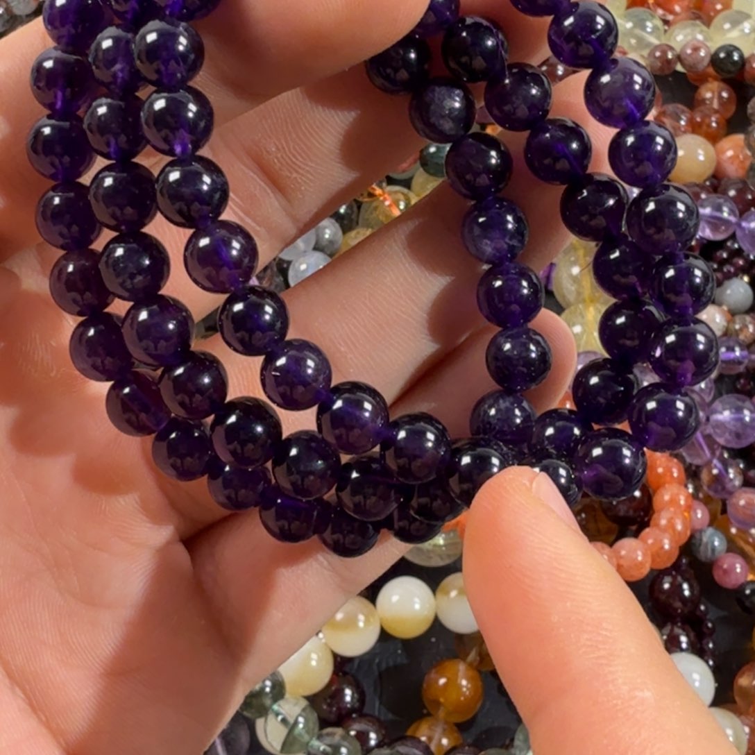 水晶手链未镶嵌天然