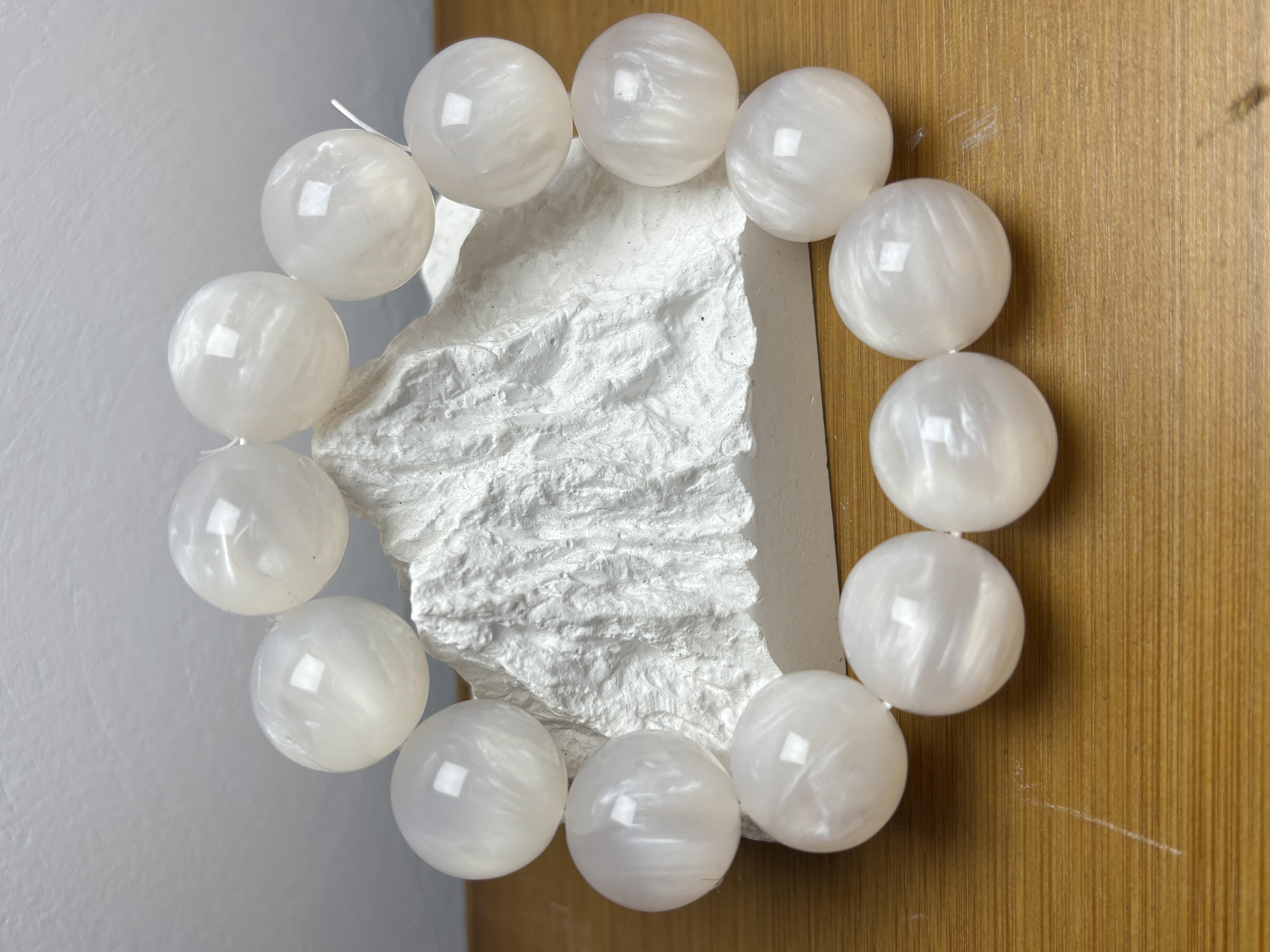 手链 【福瀚】海云母单圈手串粉