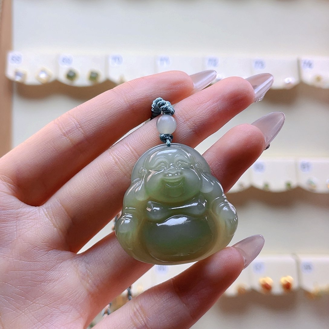 和田玉吊坠(赠链)未镶嵌惜*
