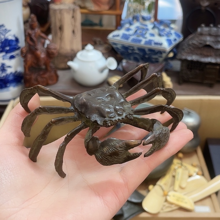 铜中古工艺品摆件