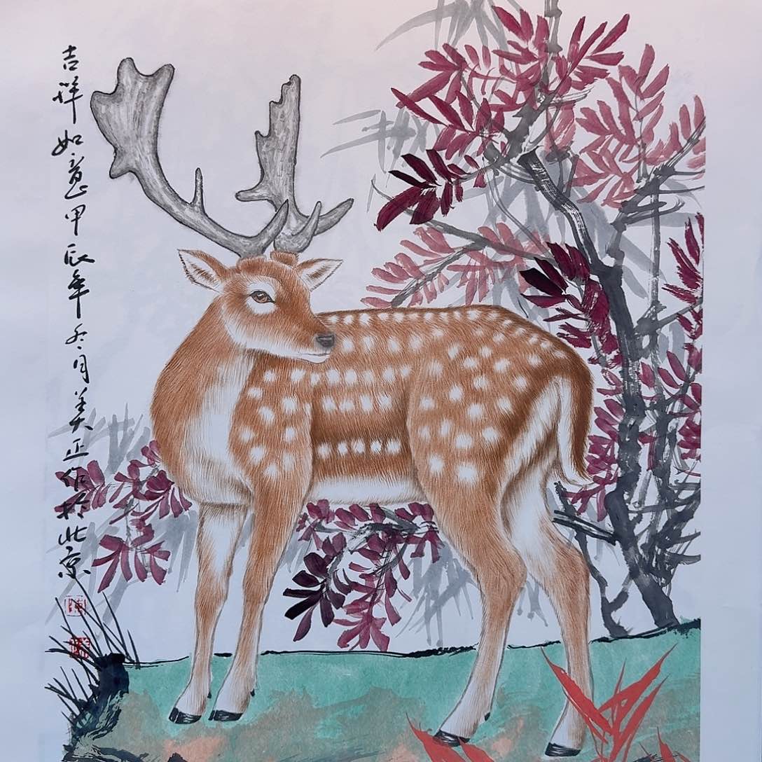 国画多次参加国内外大型