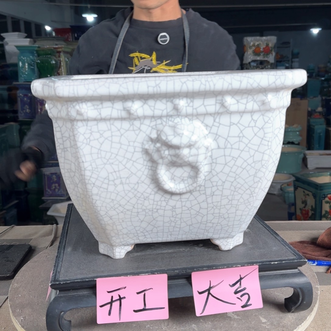 一风堂石湾花盆。微瑕