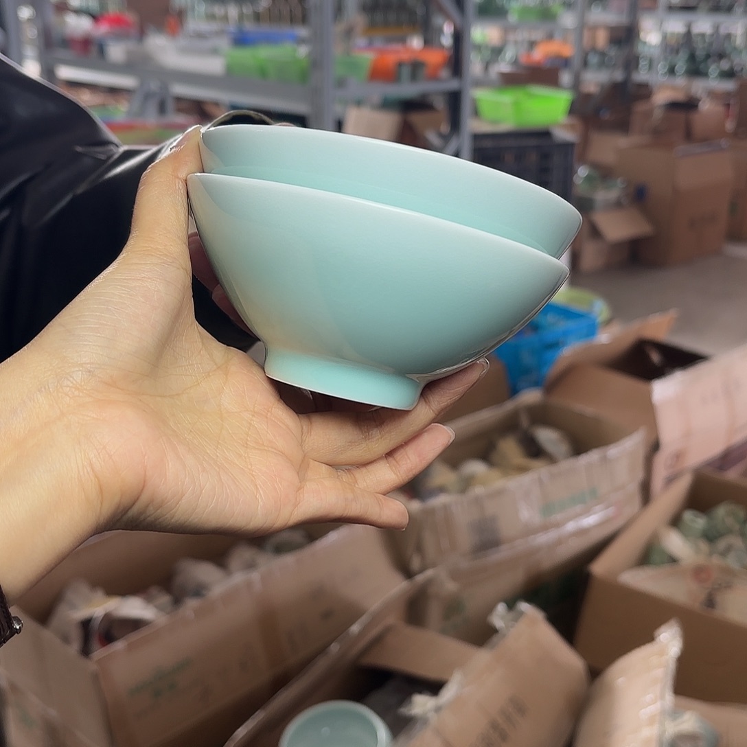 龙泉云间青瓷小米茶器