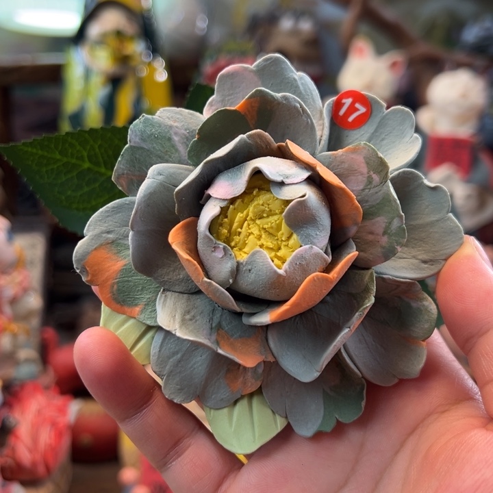 Q***7陶摆件小镇青花每日有新品