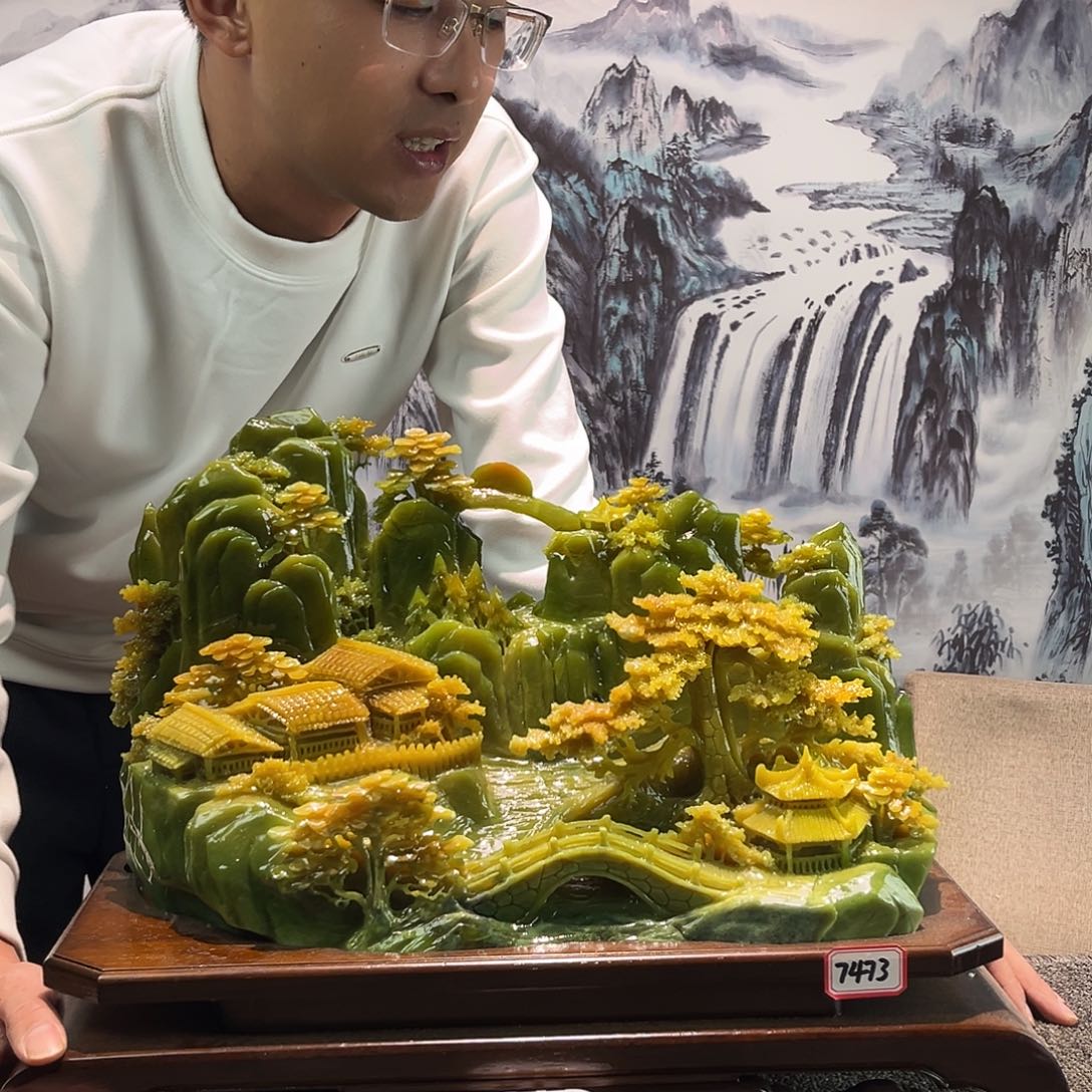 空***忆玉玉摆件多色带底座