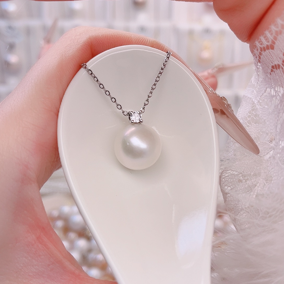 淡水珍珠未镶嵌吊坠(赠链)