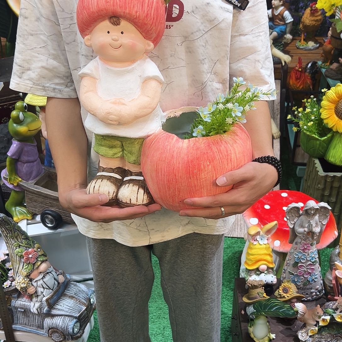 摆件花园摆件红红火火
