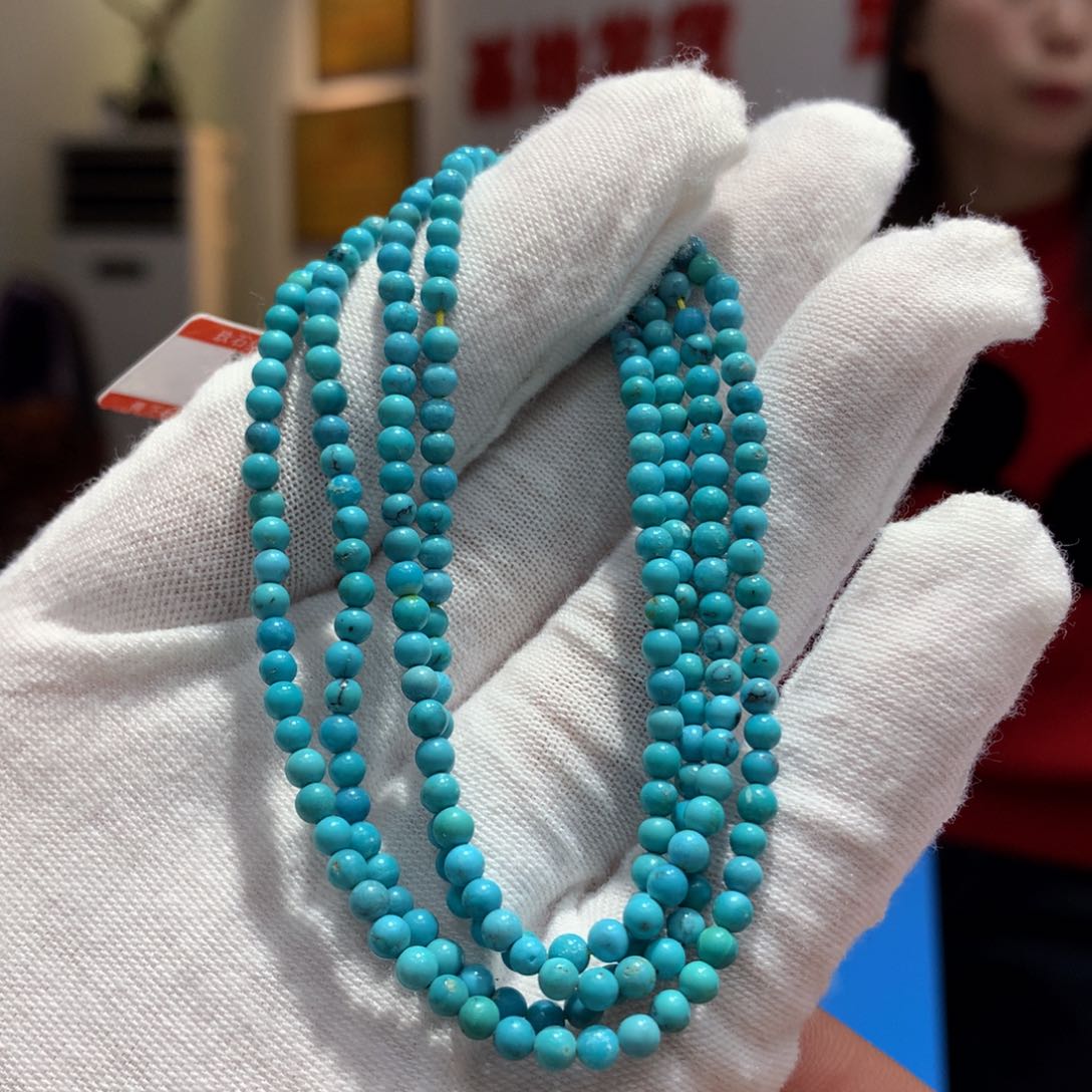 绿松石长链未镶嵌