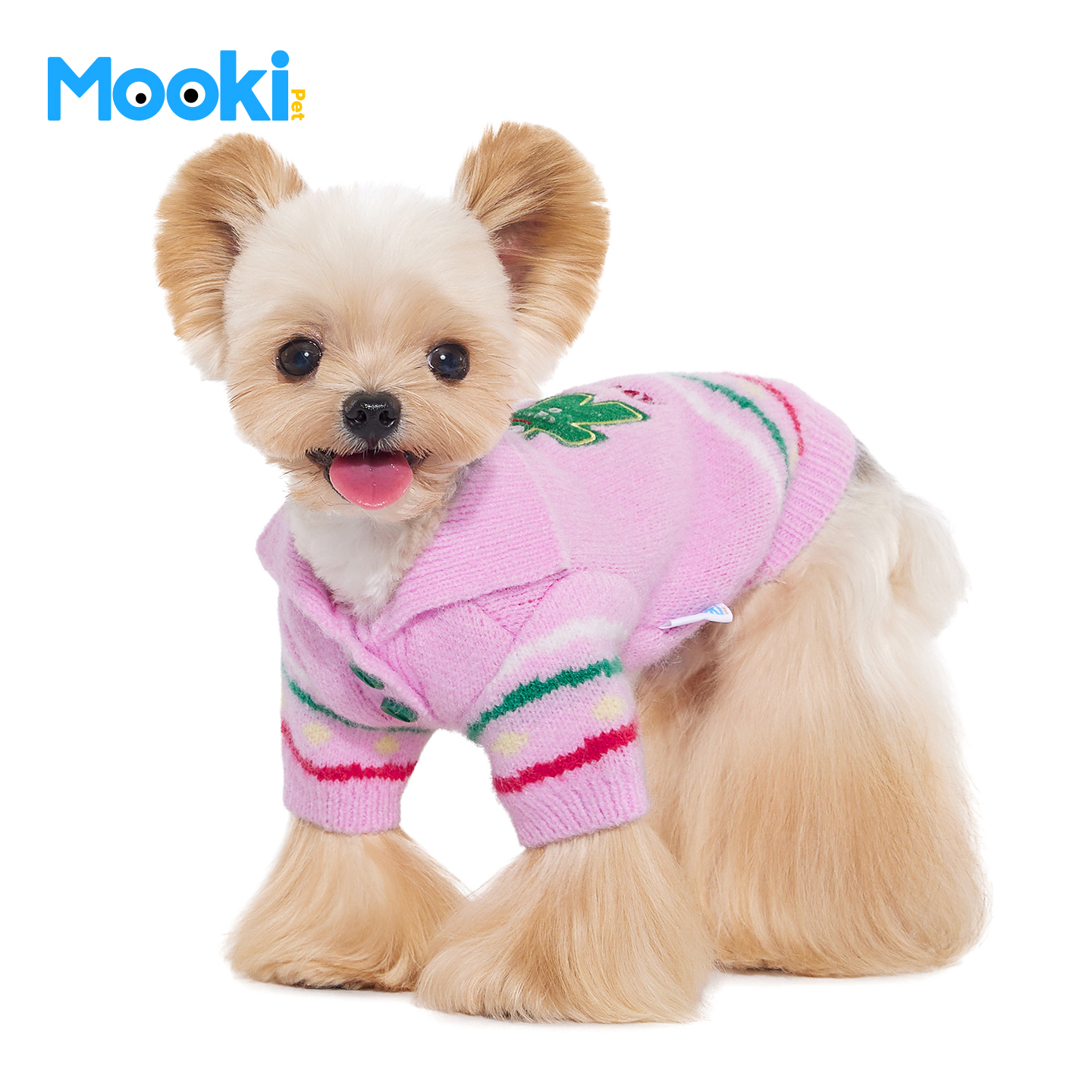 mookipet猫咪狗狗圣诞节毛衣2025新款冬比熊约克夏小型犬宠物衣服