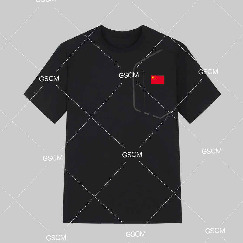 232压胶口袋短袖/7