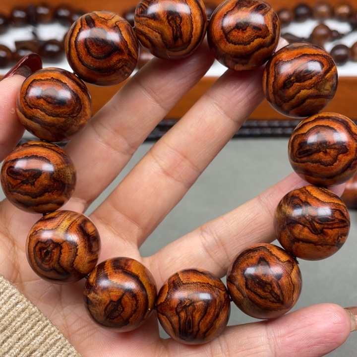 黄花梨/降香黄檀手串/手链海南黄花梨2.0