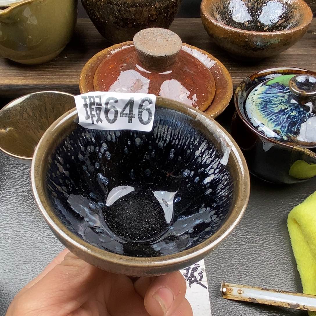 茶盏微瑕建盏主人杯子