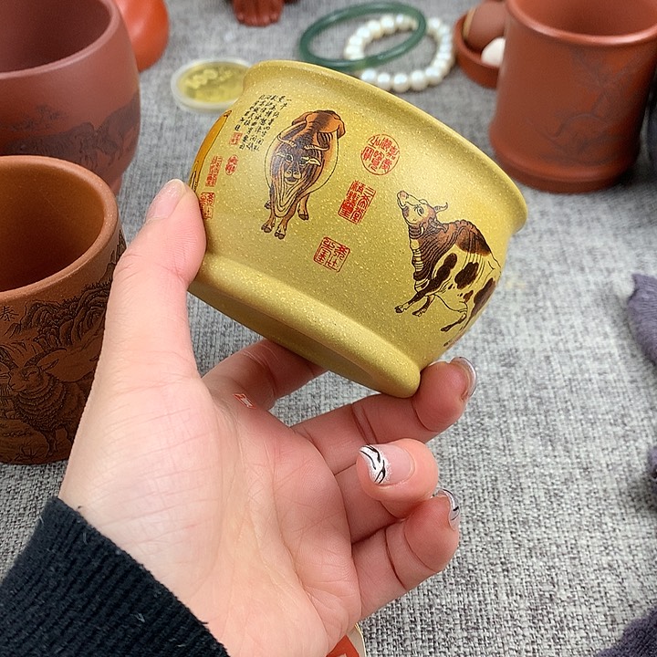 紫砂茶杯高端主人杯