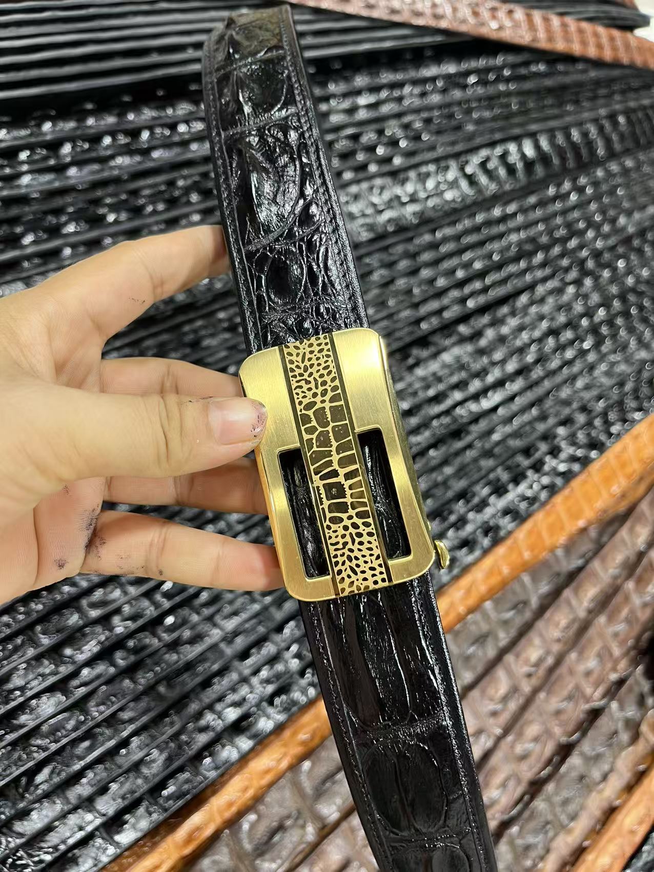 【双11宠粉浮力】百搭湾鳄3.5潮流自动扣，数量有限，卖完下架真皮