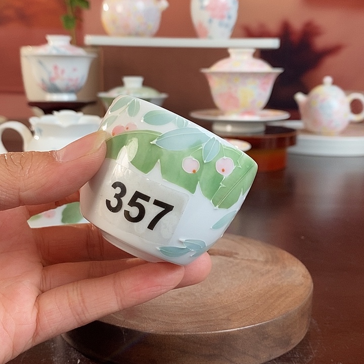 芭蕉系列釉下品茗杯