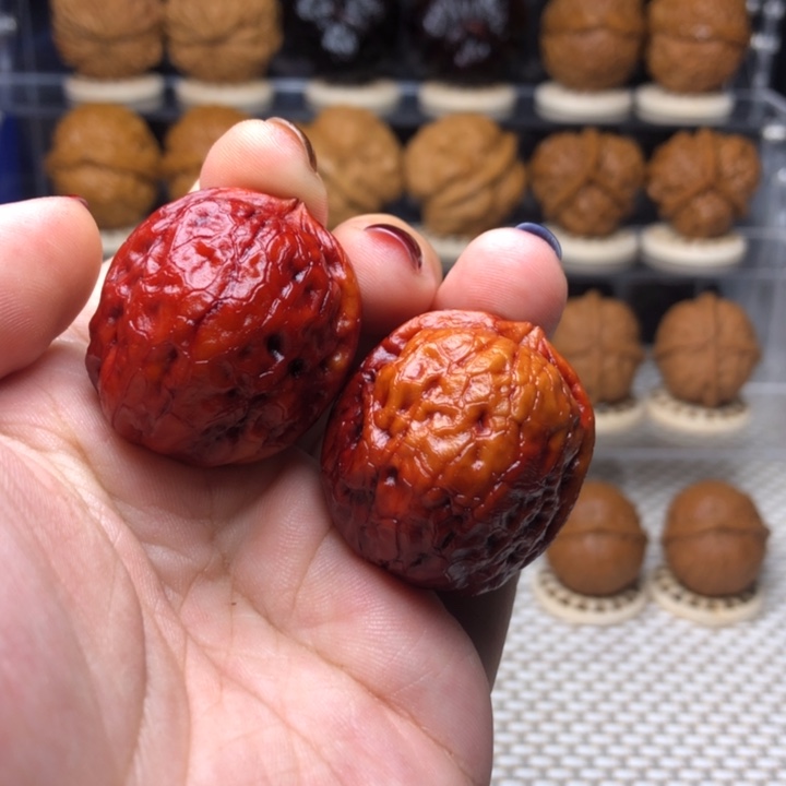 弘***料文玩核桃把件121萌萌包