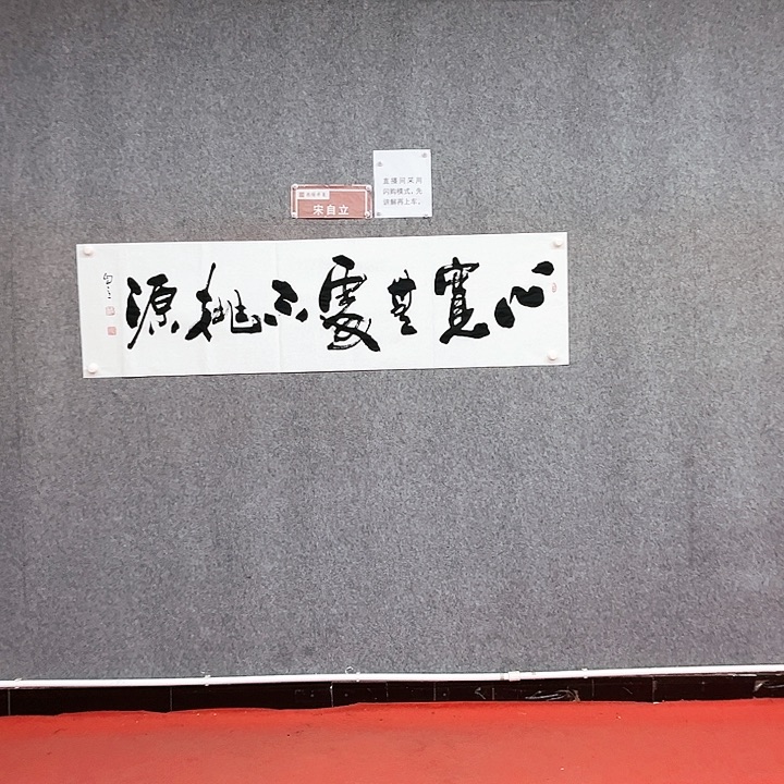 书法心宽无处不桃源