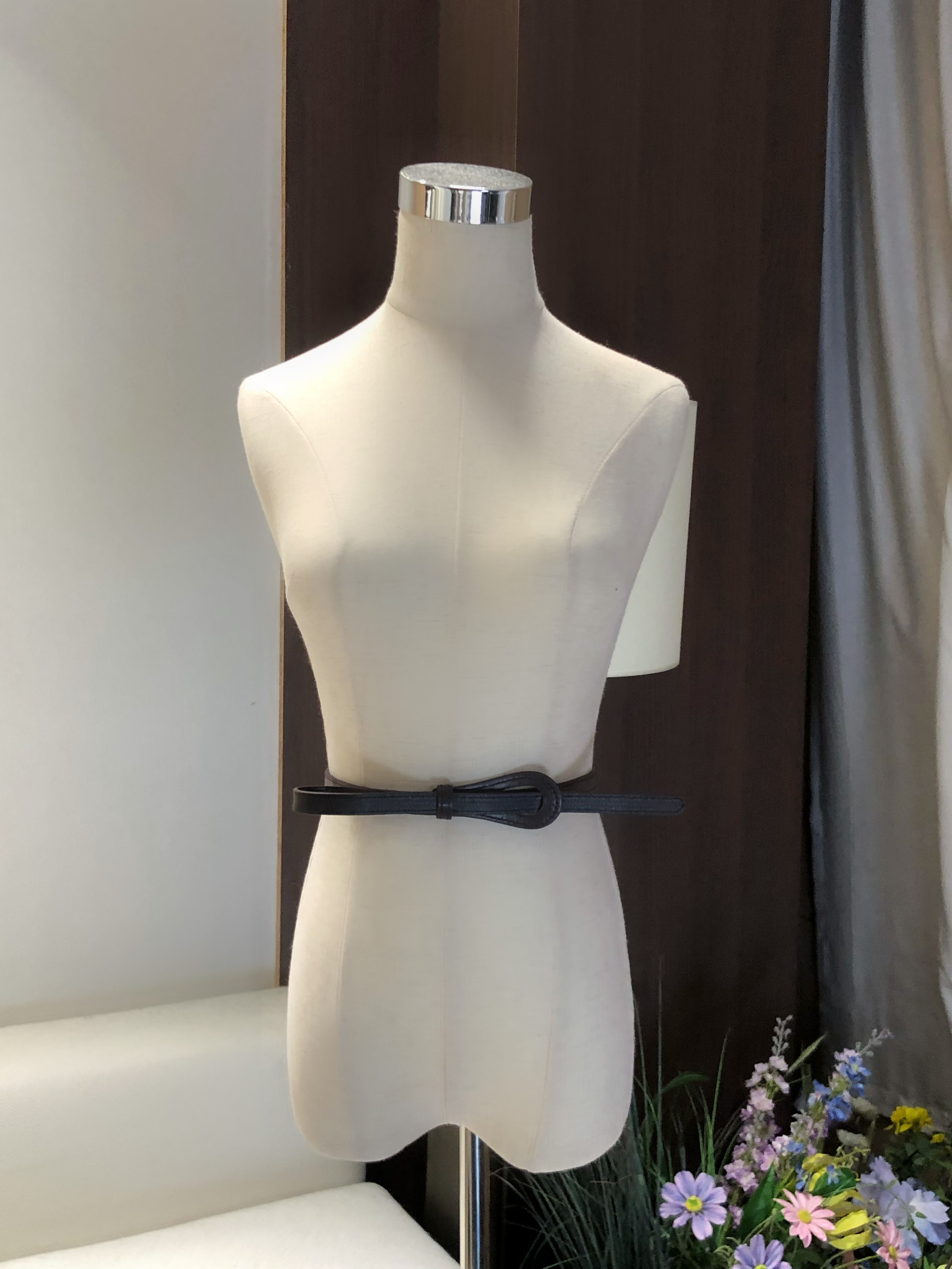 【春日部】时尚百搭装饰女士日常优雅设计师收腰绑带腰带01411