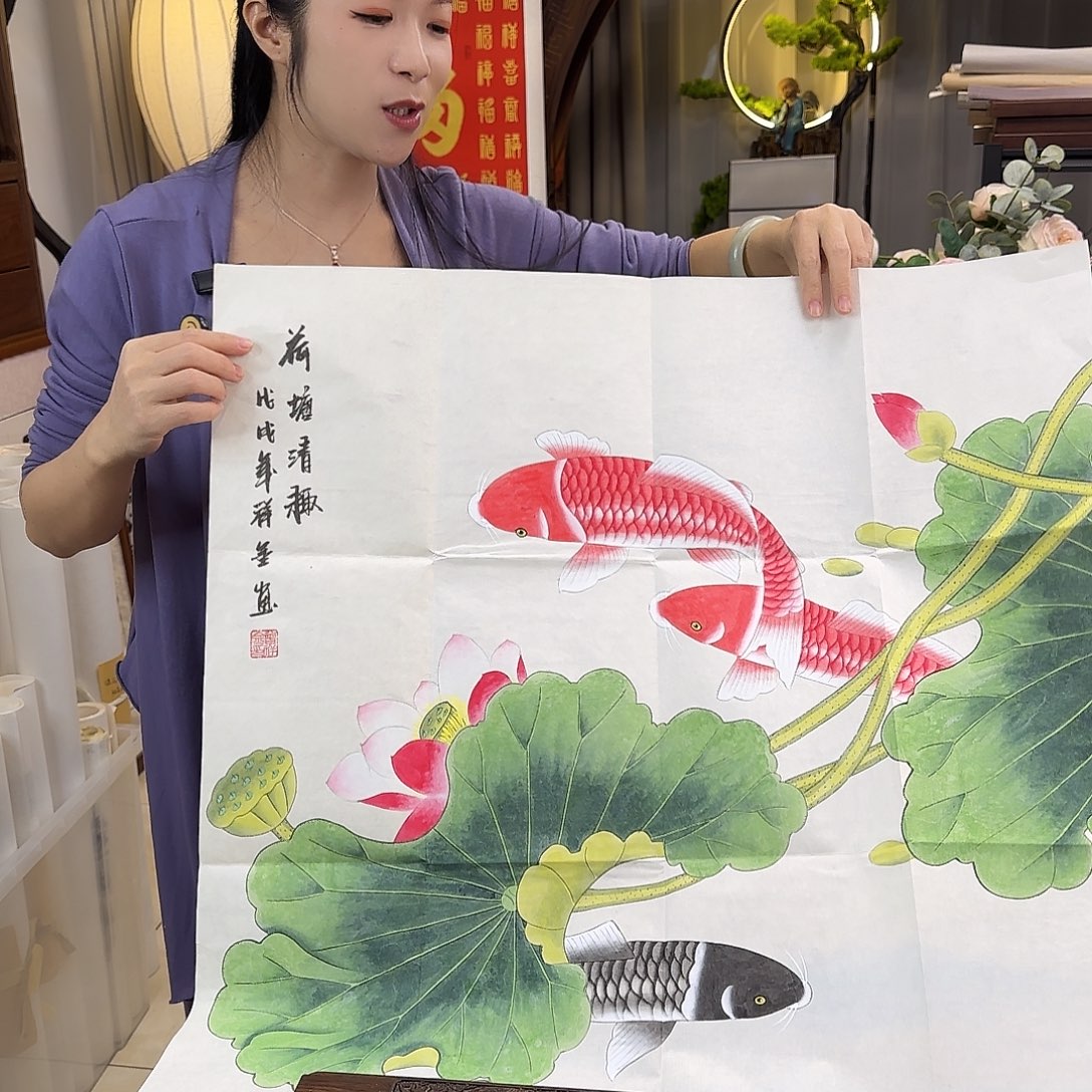 国画曾祥金老师国画