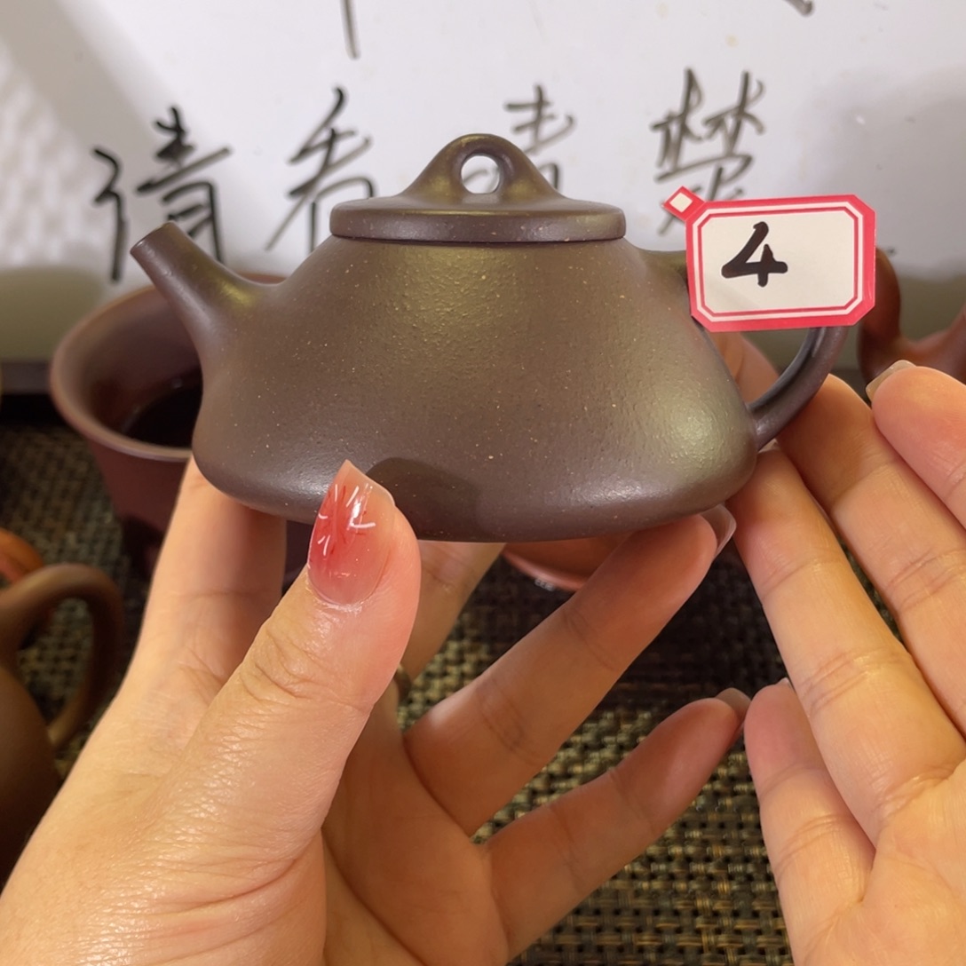 紫砂茶壶风**行子冶石瓢微瑕