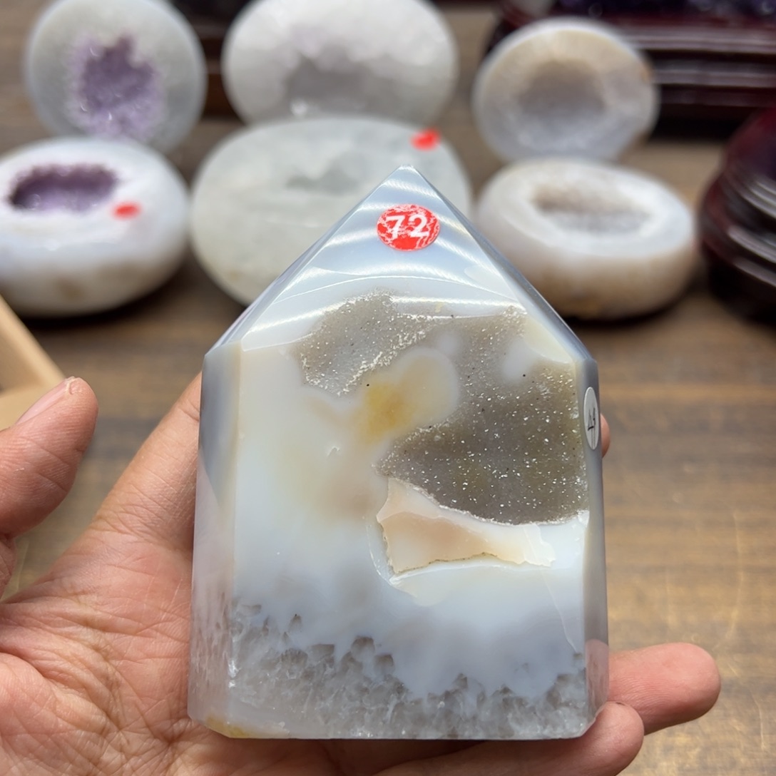 水晶水晶无镶嵌未镶嵌柱子72