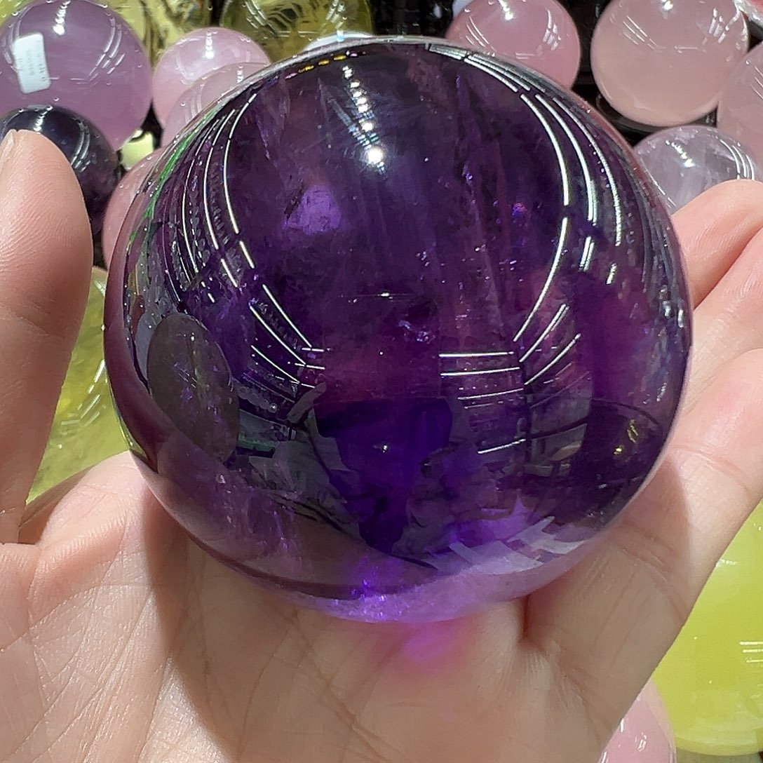 水晶水晶球摆件未镶嵌