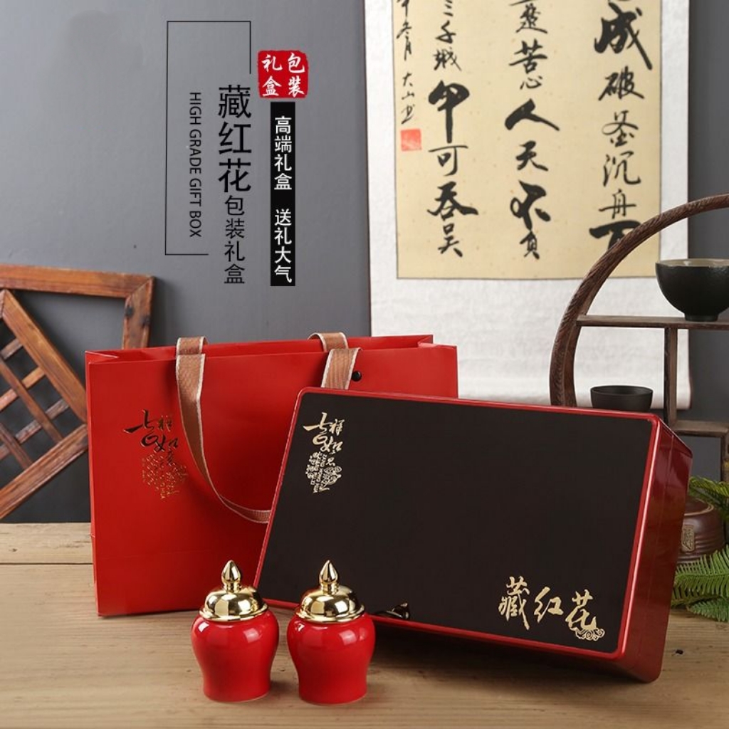 正宗特级头茬藏红花精美小罐【10克礼盒装】