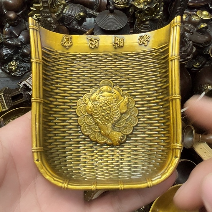 顺顺利利，铜器摆件