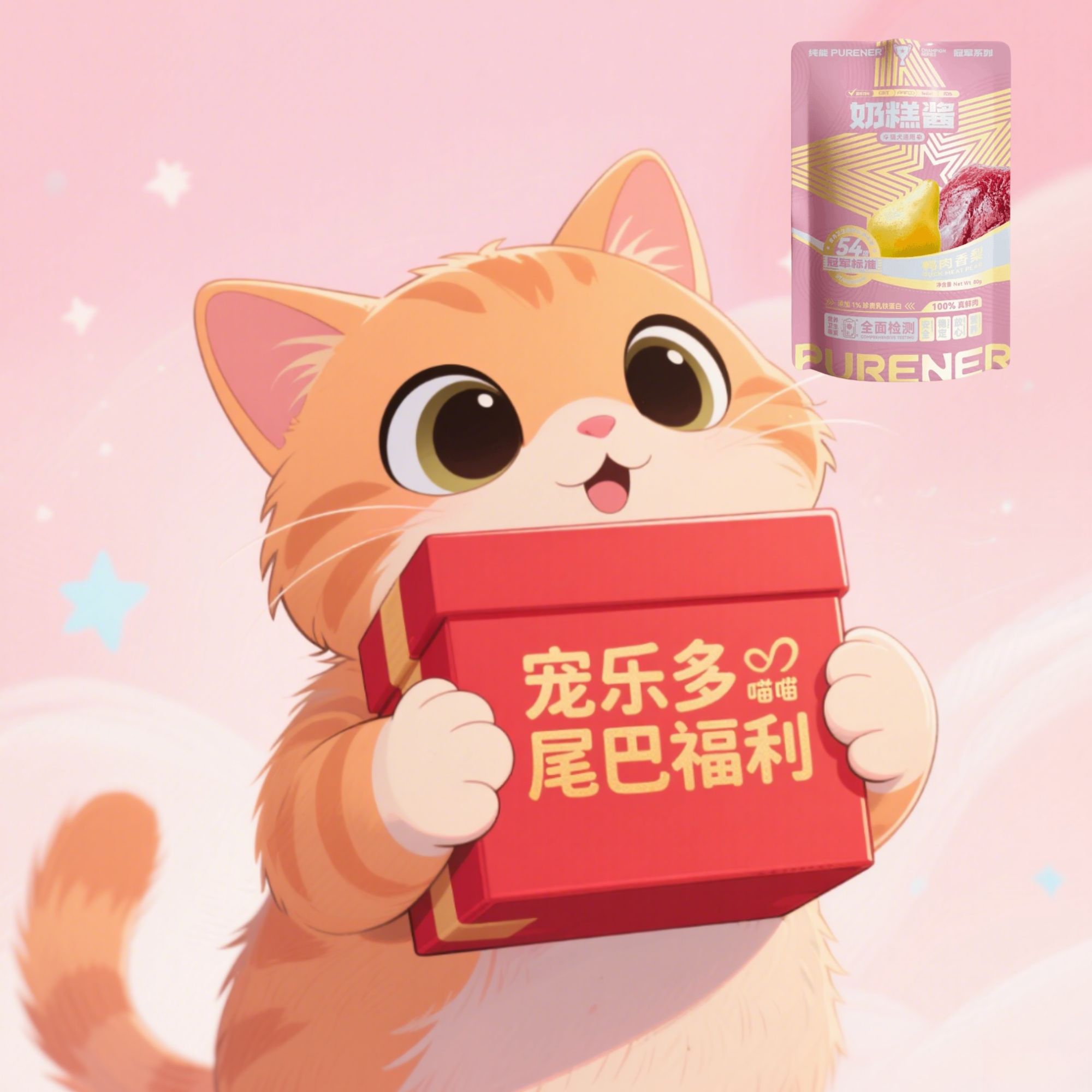 宠乐多仓库尾巴罐头福利