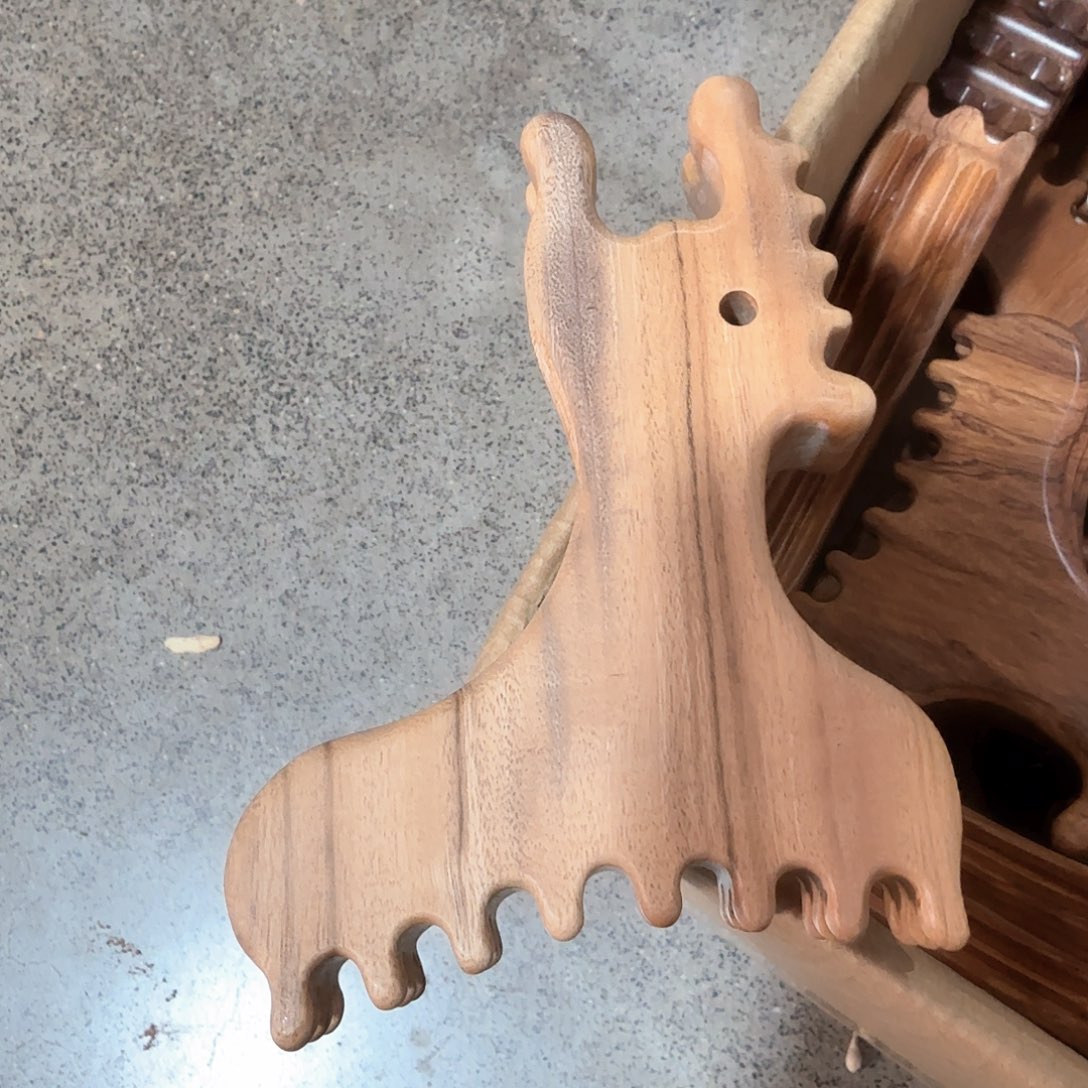 花梨木小鹿放松工具瑕疵