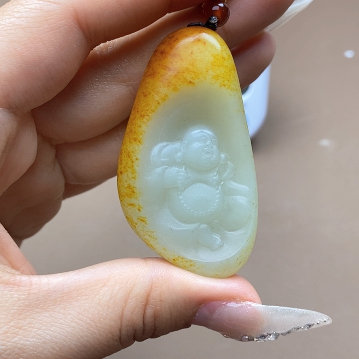 和田玉挂件未镶嵌和***！G