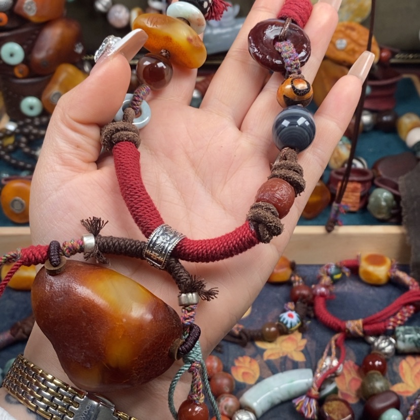 【闪购商品】蜜蜡颈饰未镶嵌项链