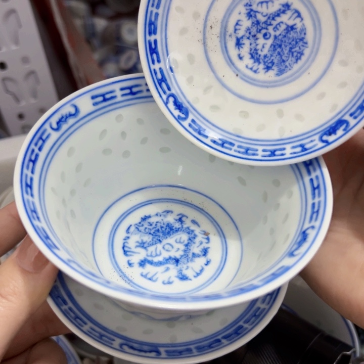 景德镇陶瓷高温瓷盖碗