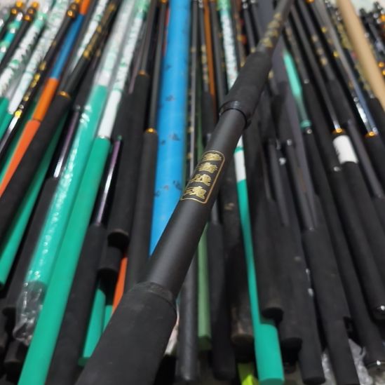 双卧吧抄网杆瑕疵2.1米