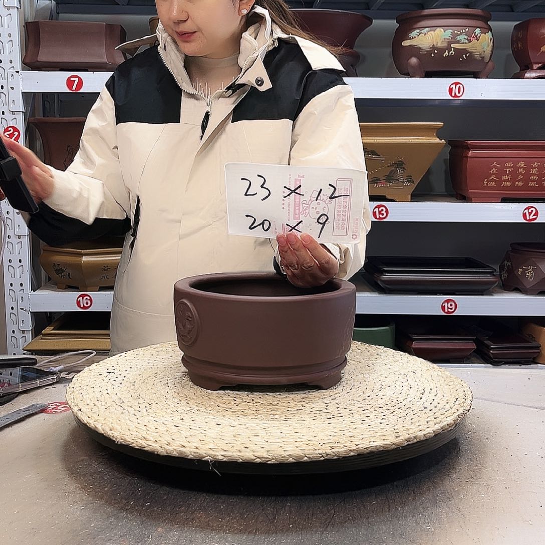 紫砂花盆紫砂花盆