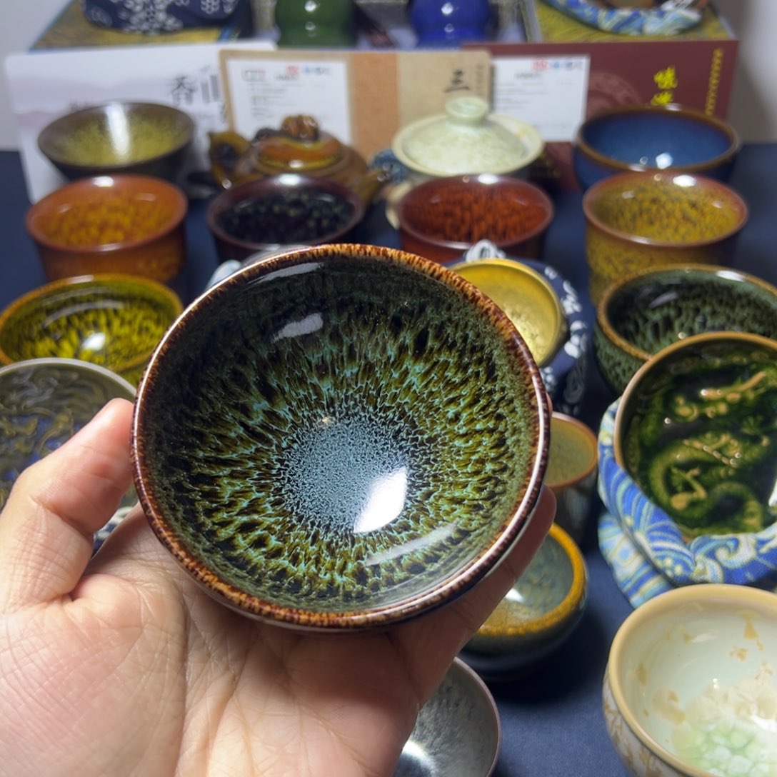 茶盏建阳建盏喝茶主人杯